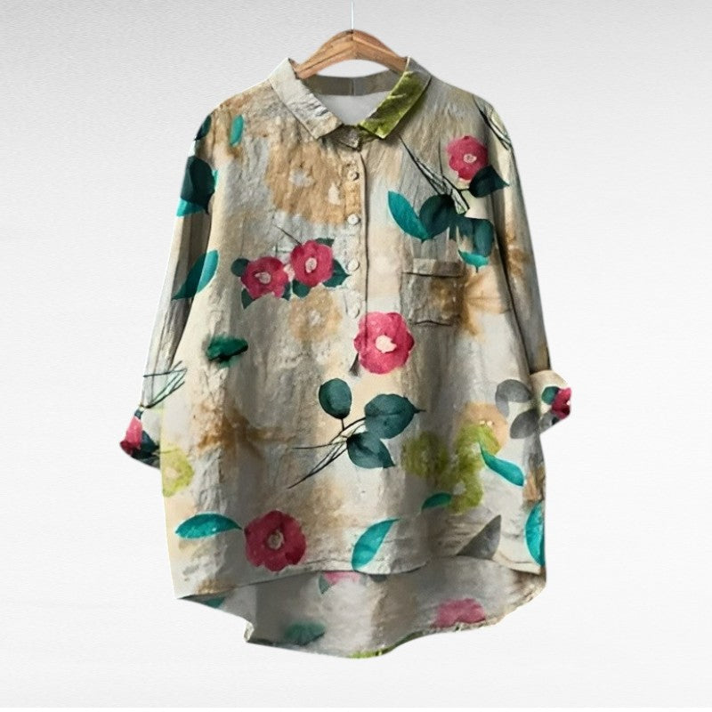 Effortless Breezy Floral Blouse for Women