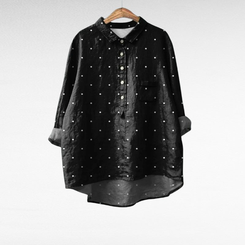Effortless Black Blouse for Women
