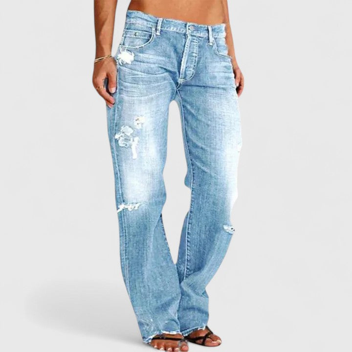 Stylish Jeans for Women with Relaxed Fit Wide Leg