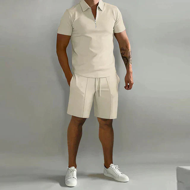Effortless Polo and Shorts Set for Men