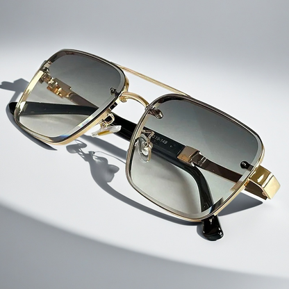 Classic Sunglasses for Men with Squared Frame Design