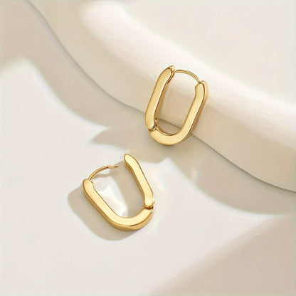 Elegant Geometric Hoop Earrings for Women
