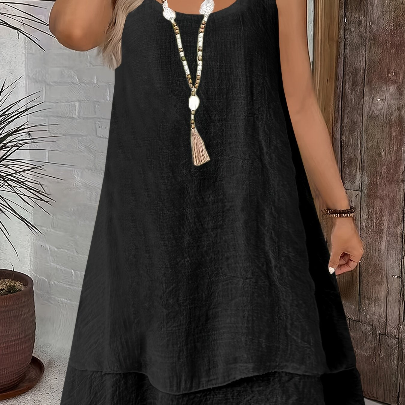 Elegant Evening Dress for Women with Sleeveless Formal Wedding Guest Style