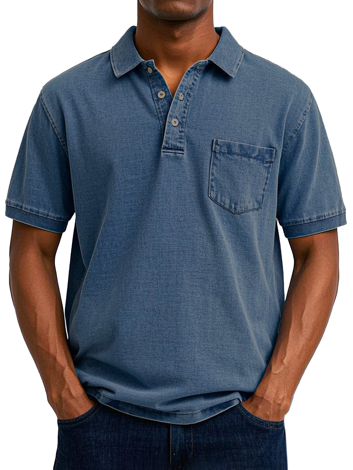 Effortless Polo Shirt for Men with Vintage Casual Style