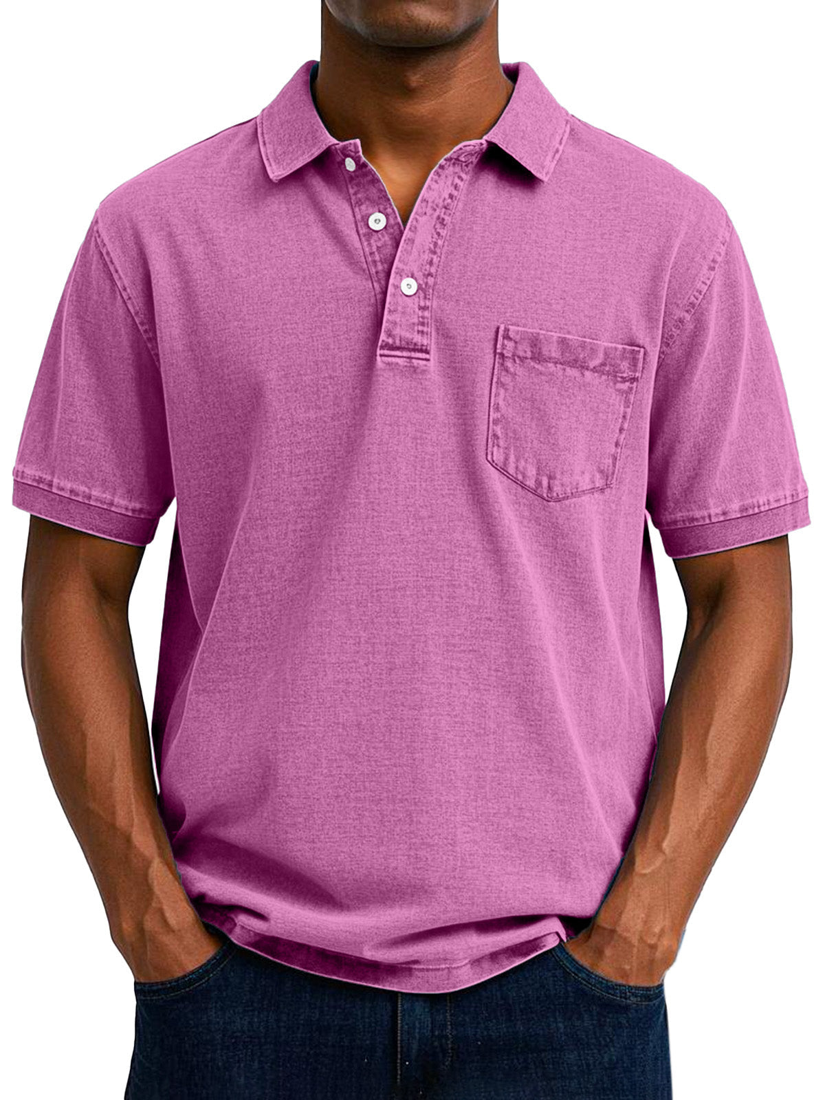 Effortless Polo Shirt for Men with Vintage Casual Style