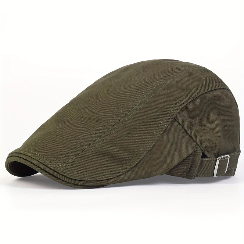 Comfortable Cap for Men with Retro Driver Design