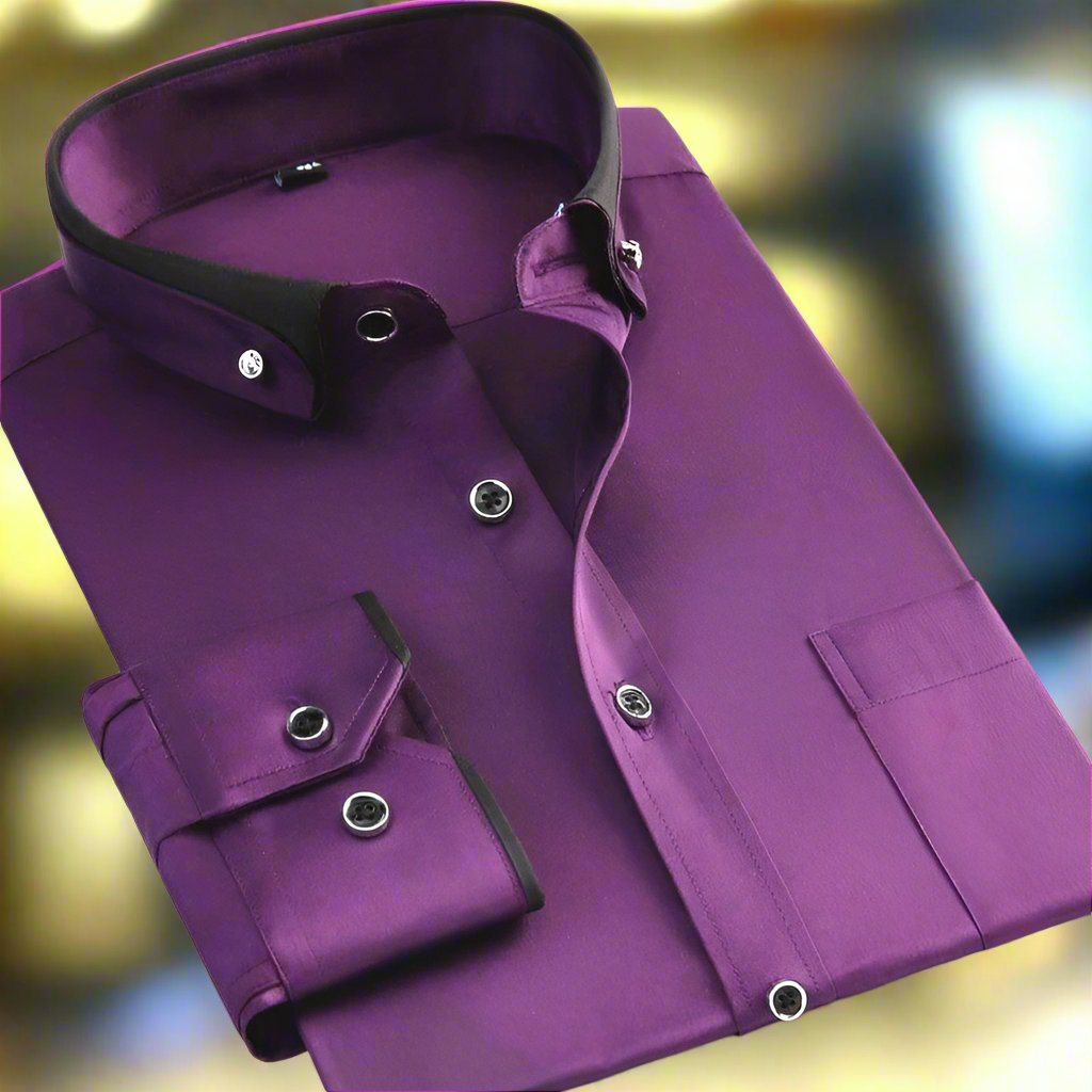 Effortless Button Down Shirt for Men with Long Sleeve