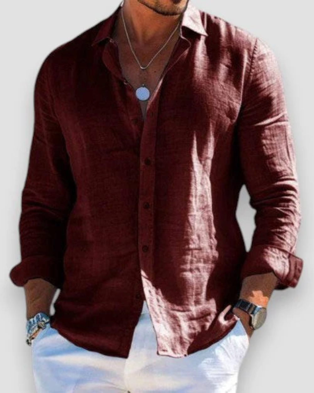 Stylish Shirt for Men with Long Sleeve