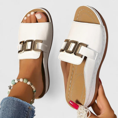 Comfortable Orthopedic Sandals for Women with Buckle Cushioned Arch Support Style