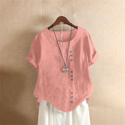 Effortless Blouse for Women with Asymmetrical
