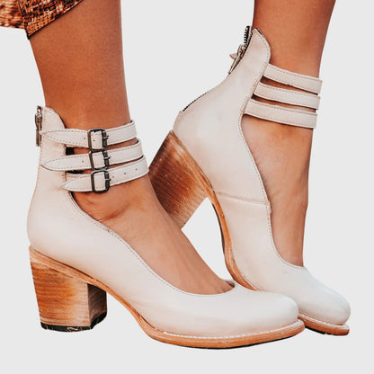 Comfortable Heels for Women with Ankle Strap Style
