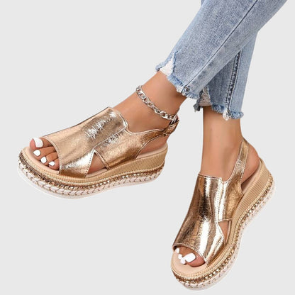 Comfortable Orthopedic Sandals for Women with Open Toe Cushioned Style