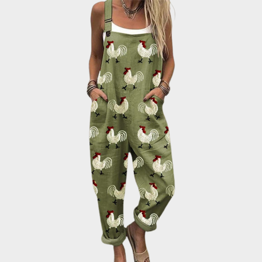 Effortless Green Jumpsuit for Women