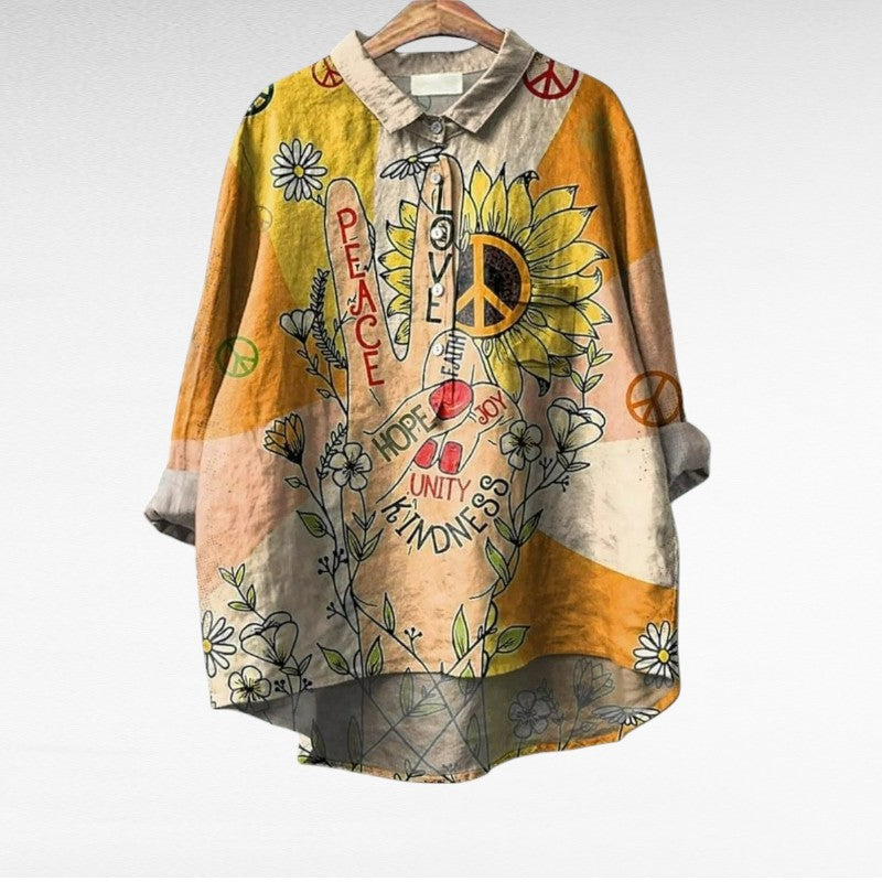 Effortless Brown Blouse for Women