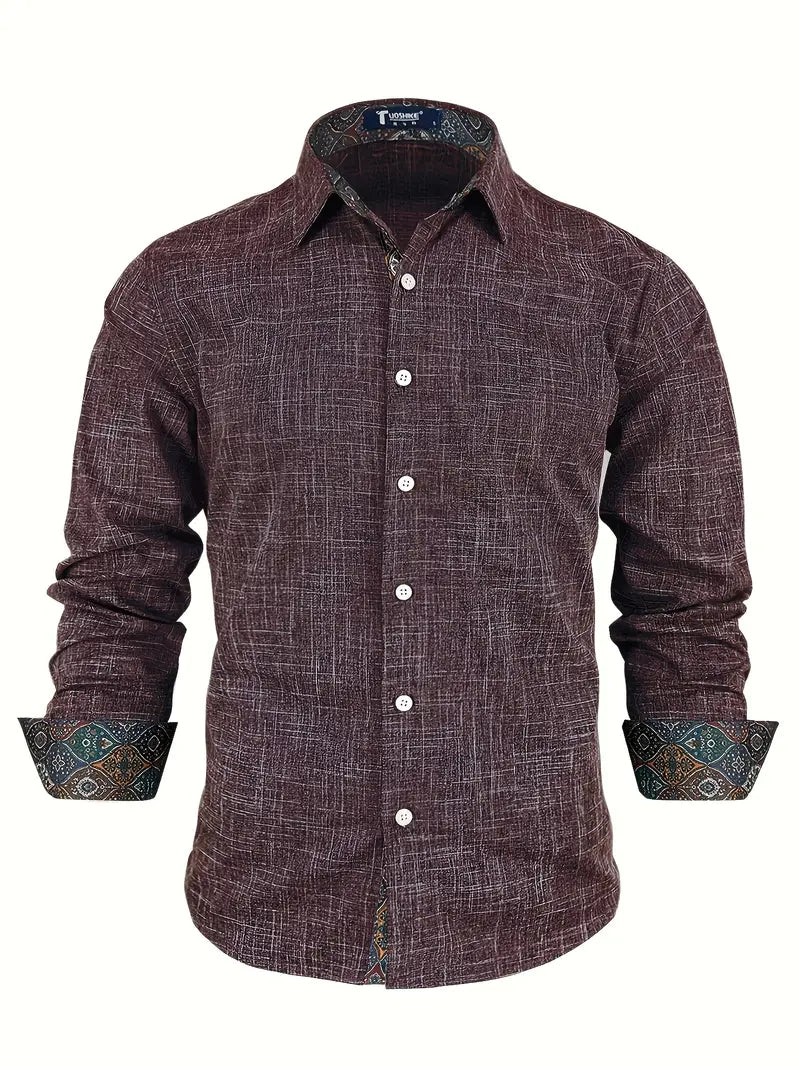 Comfortable Flowy Button Down Shirt for Men