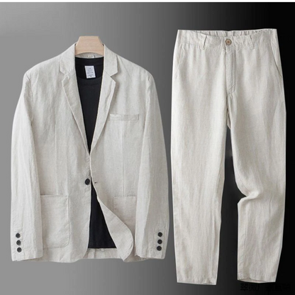 Effortless Cardigan and Trouser Set for Men