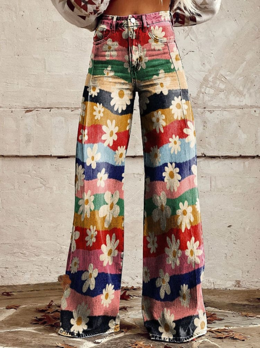 Effortless Floral Pants for Women
