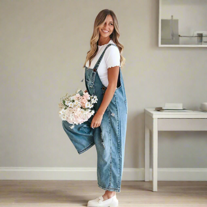 Stylish Jumpsuit for Women with Vintage Casual Style
