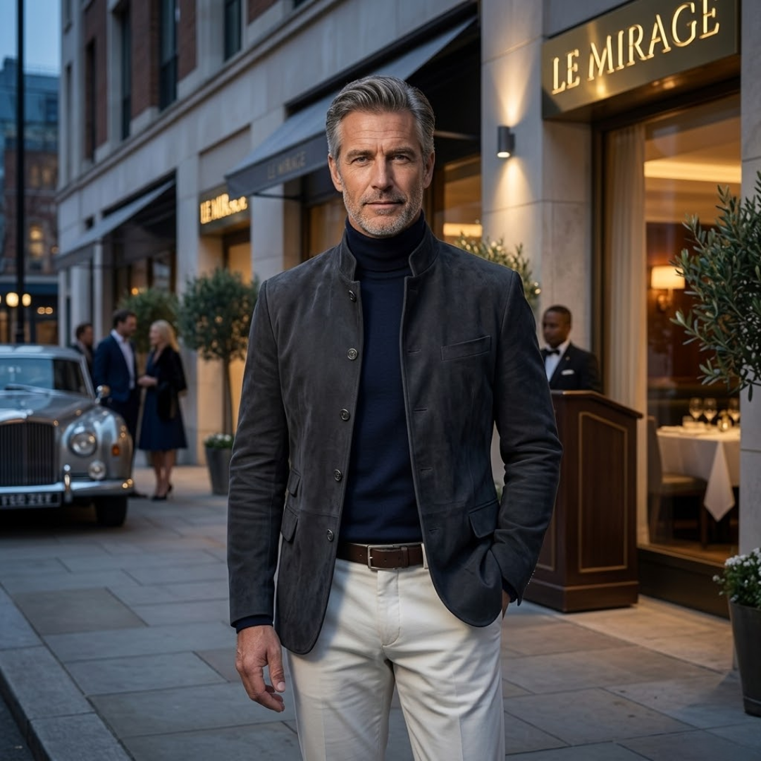 Classic Cardigan Sweater for Men