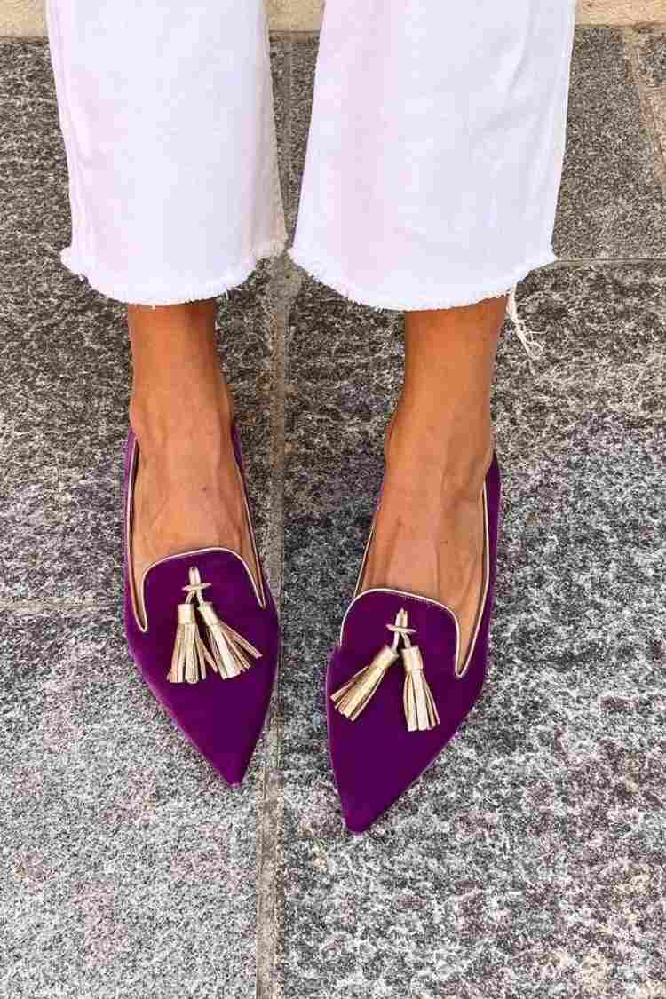 Comfortable Loafers for Women with Tassel Style
