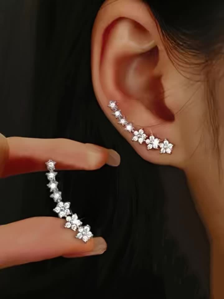 Elegant Floral Earrings for Women