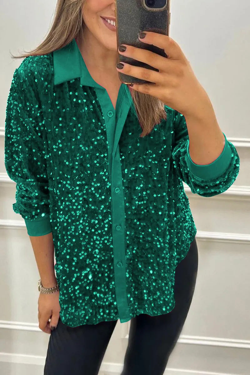 Effortless Blouse for Women with Collared Casual Style
