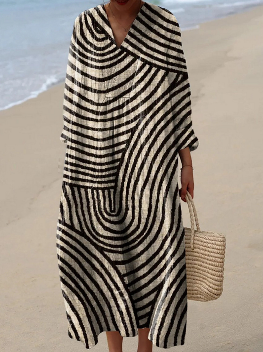 Stylish Dress for Women with Vintage Casual Style