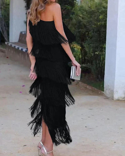 Stylish Mini Dress for Women with Asymmetrical Hem