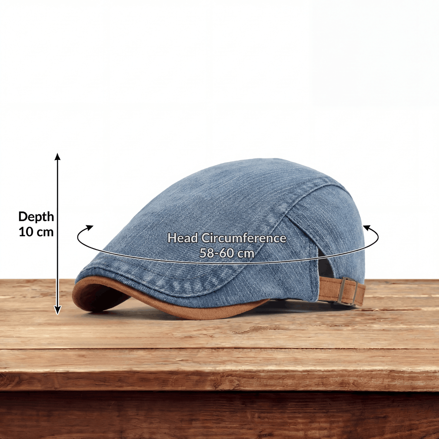 Stylish Cap for Men with Retro Workwear Design