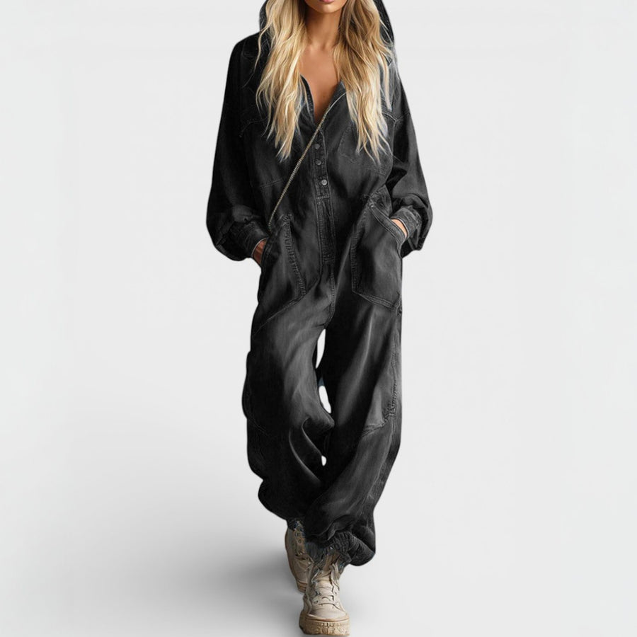 Stylish Jumpsuit for Women with Long Sleeve