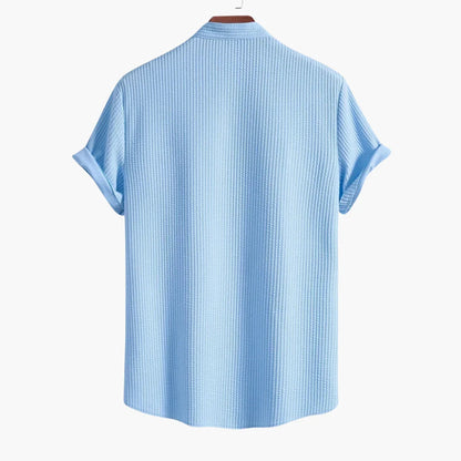 Comfortable Shirt for Men with Stand Collar