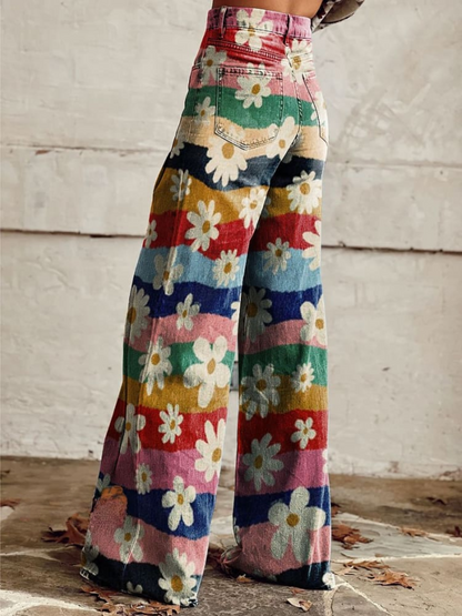 Effortless Floral Pants for Women