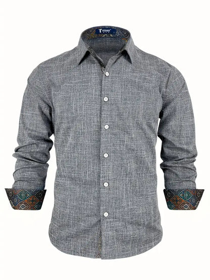 Comfortable Flowy Button Down Shirt for Men