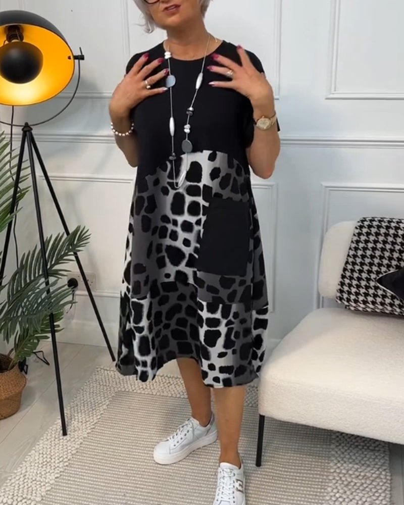Elegant Flowy Midi Dress for Women