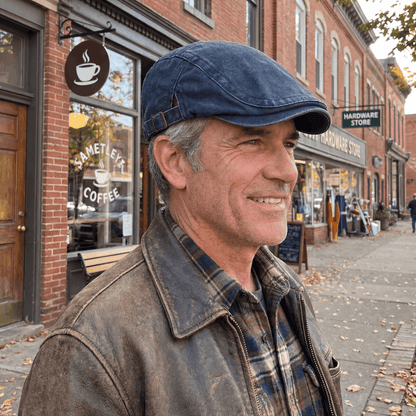 Classic Cap for Men with Vintage Acid Design
