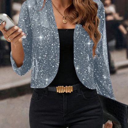 Stylish Jacket for Women with Elbow Sleeve Cropped