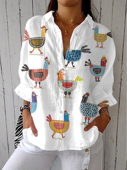 Stylish Blouse for Women with Button Down
