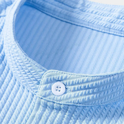 Comfortable Shirt for Men with Stand Collar