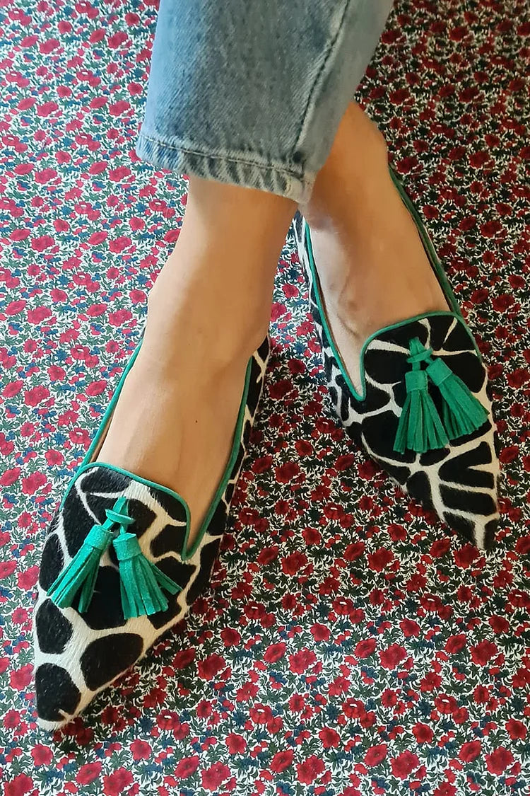 Comfortable Green Loafers for Women