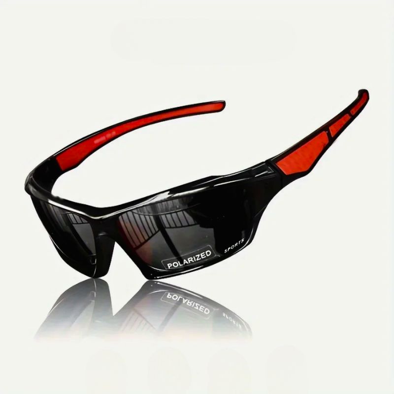 Comfortable Sunglasses for Men with Polarized Shield Design