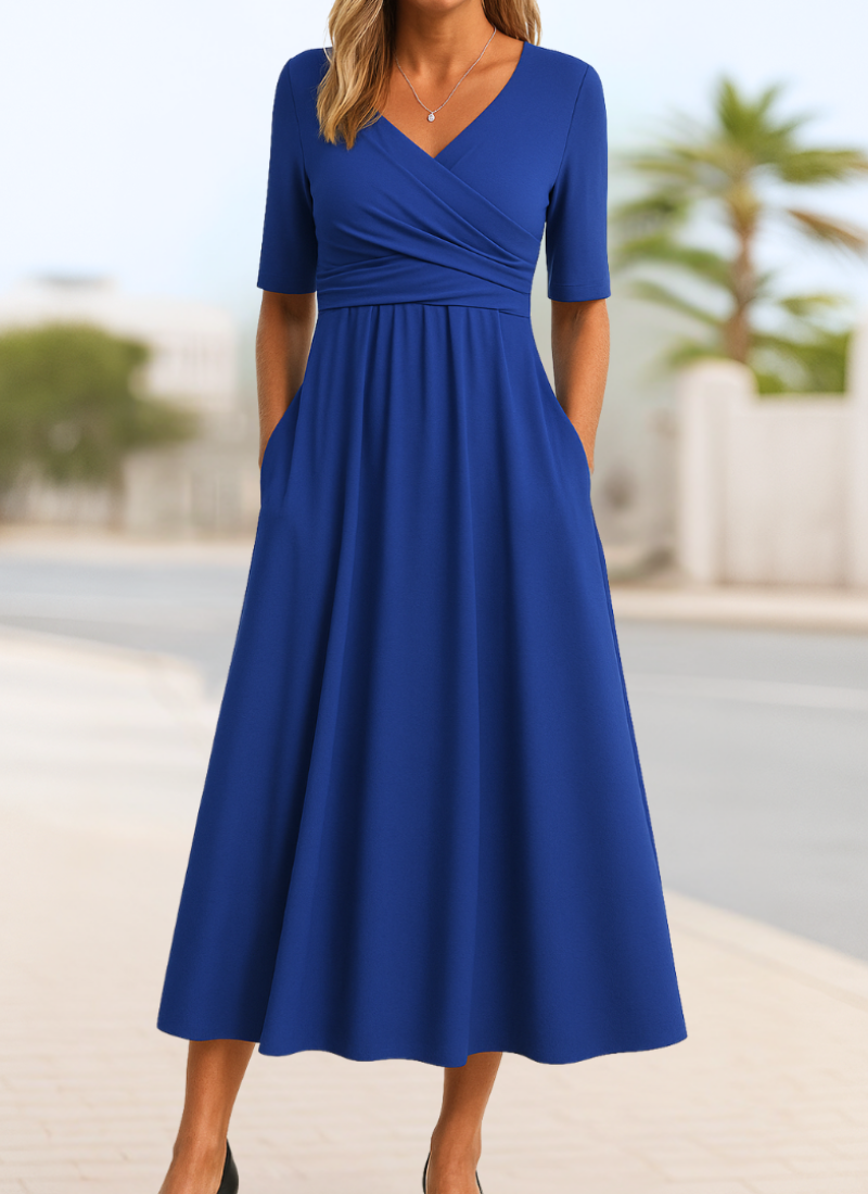 Effortless Airy Midi Dress for Women