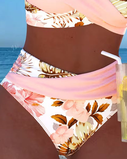 Effortless Floral Bikini Set for Women