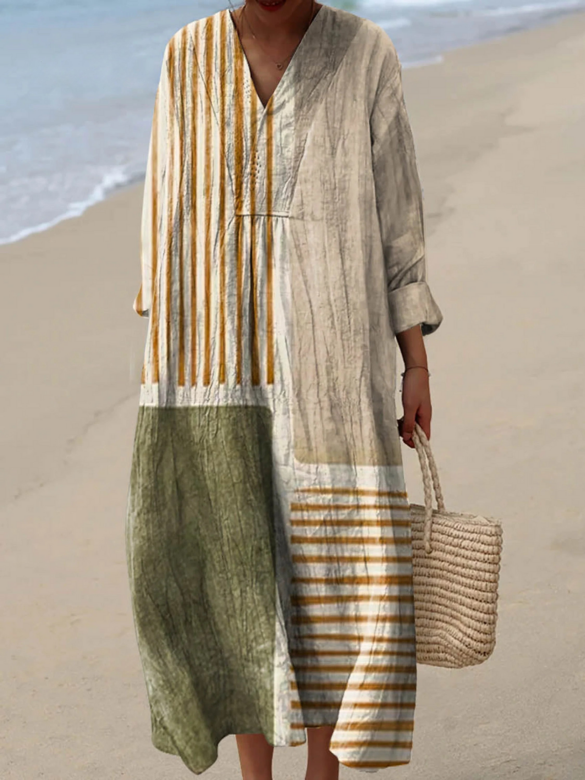 Elegant Dress for Women with Long Sleeve