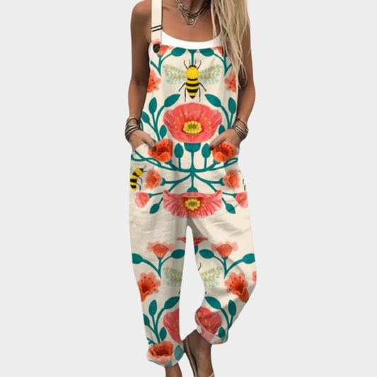 Stylish Jumpsuit for Women with Retro Casual Style