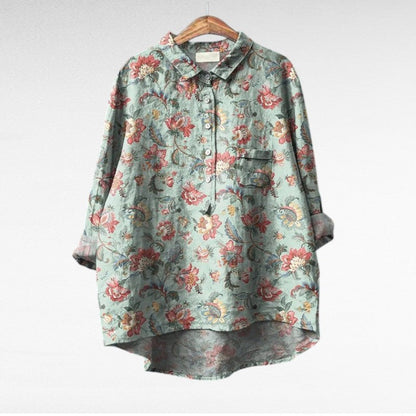 Effortless Flowy Floral Blouse for Women