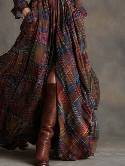 Stylish Shirt Dress for Women with Belted Button Up