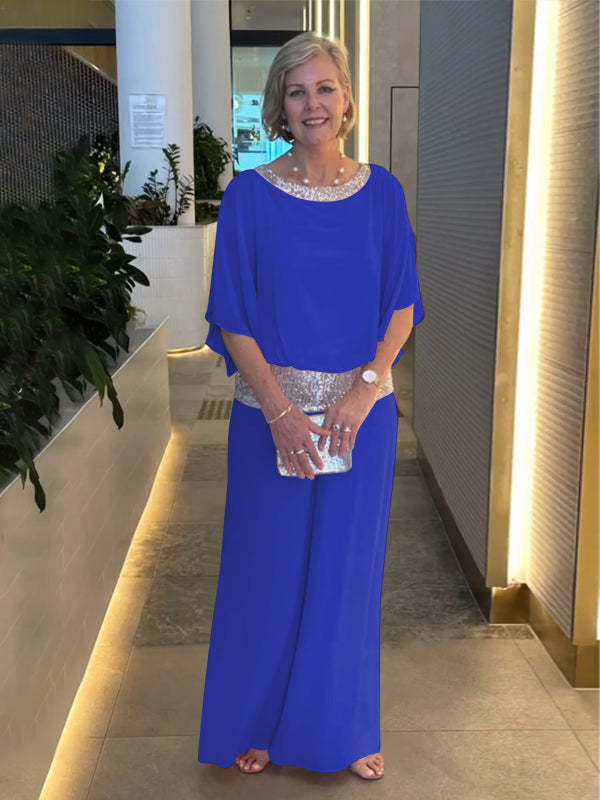 Effortless Two Piece Set for Women with Wide Sleeve
