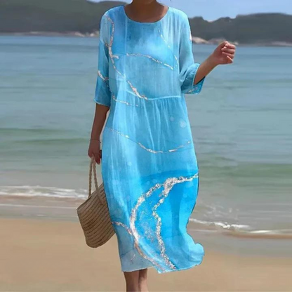 Elegant Floral Maxi Dress for Women
