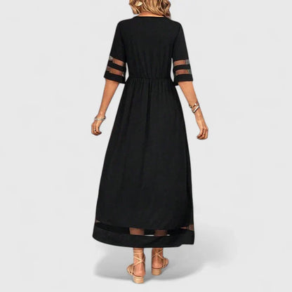 Effortless Dress for Women with Round Neck