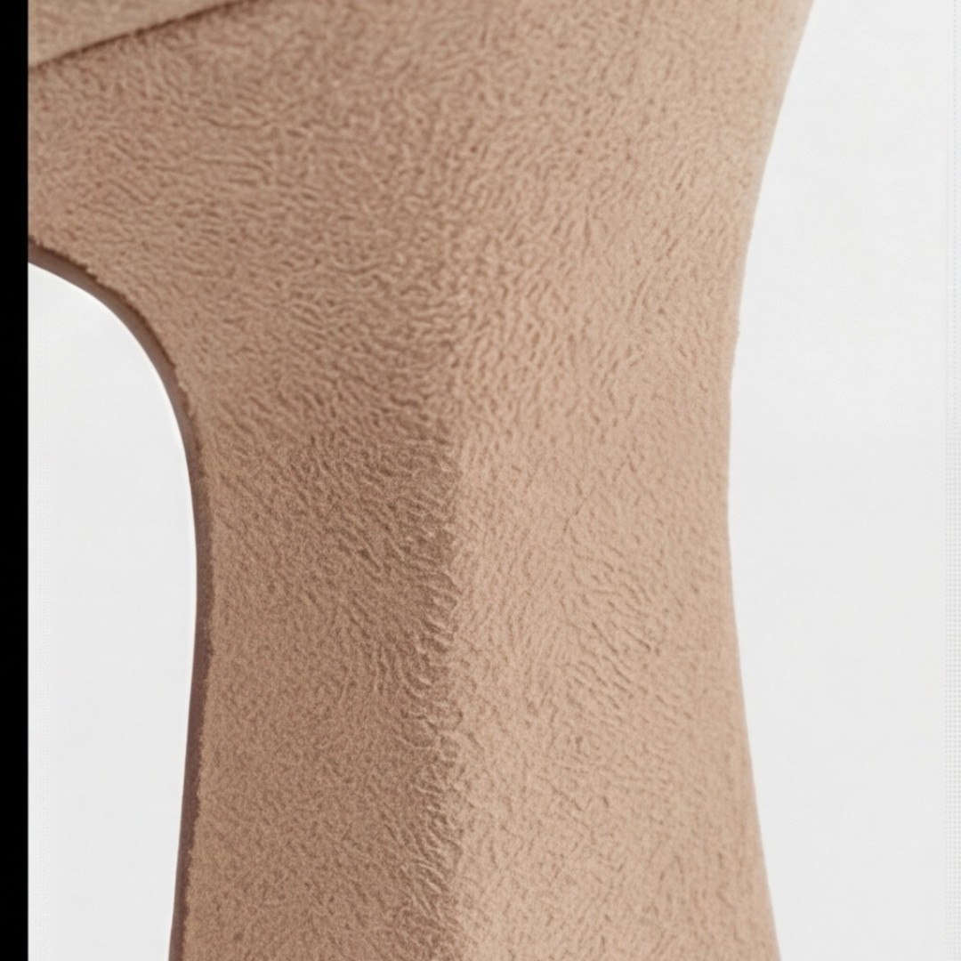 Comfortable Beige Heels for Women with Open Toe Block Heel Ankle Strap Style